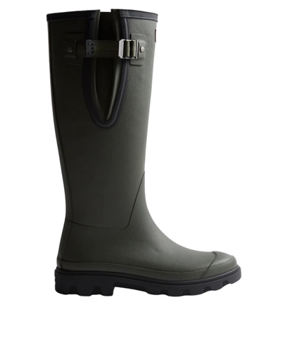 Hunter - Unisex Downpour Tall Adjustable Gummistøvle - Dark Olive